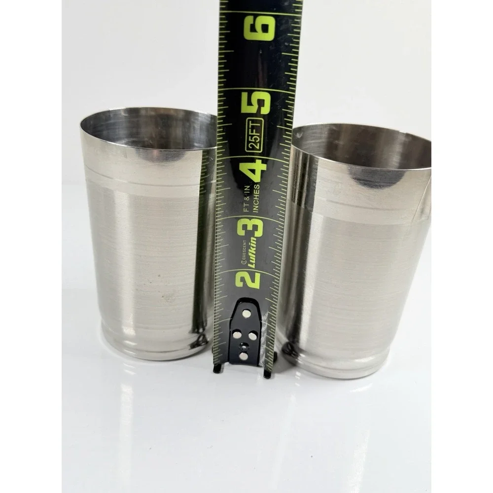 Maaza Guaranteed Stainless Steel Cup Vintage Set Of (2)